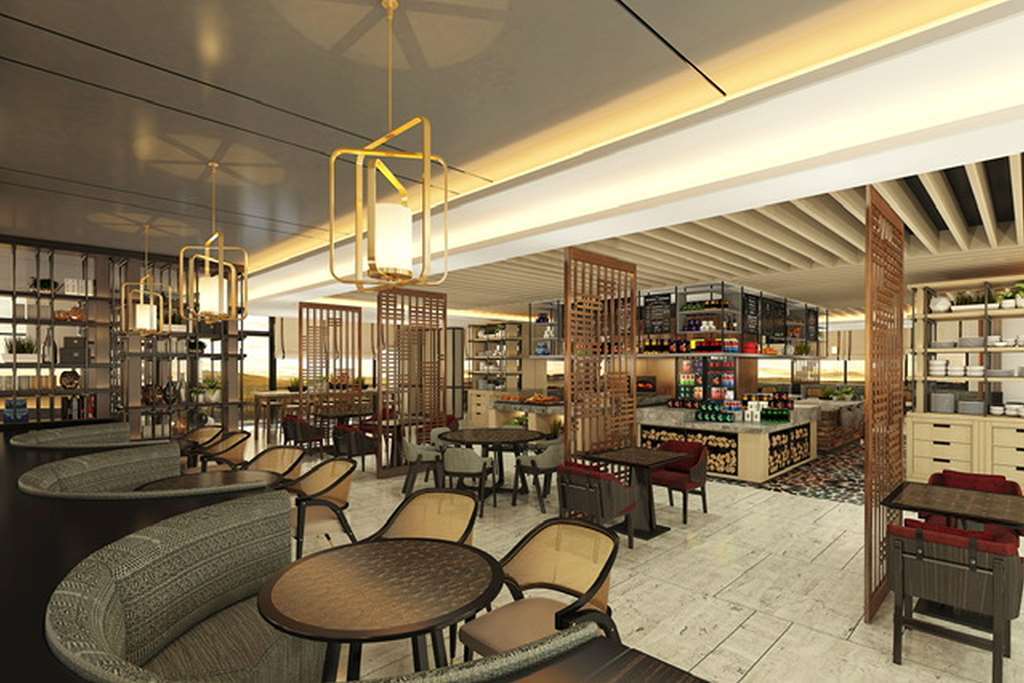 Hilton Dili Palm Springs Hotel ร้านอาหาร รูปภาพ